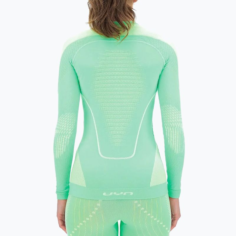 Bluza termoaktywna damska UYN Evolutyon UW Shirt light green/white/white 3