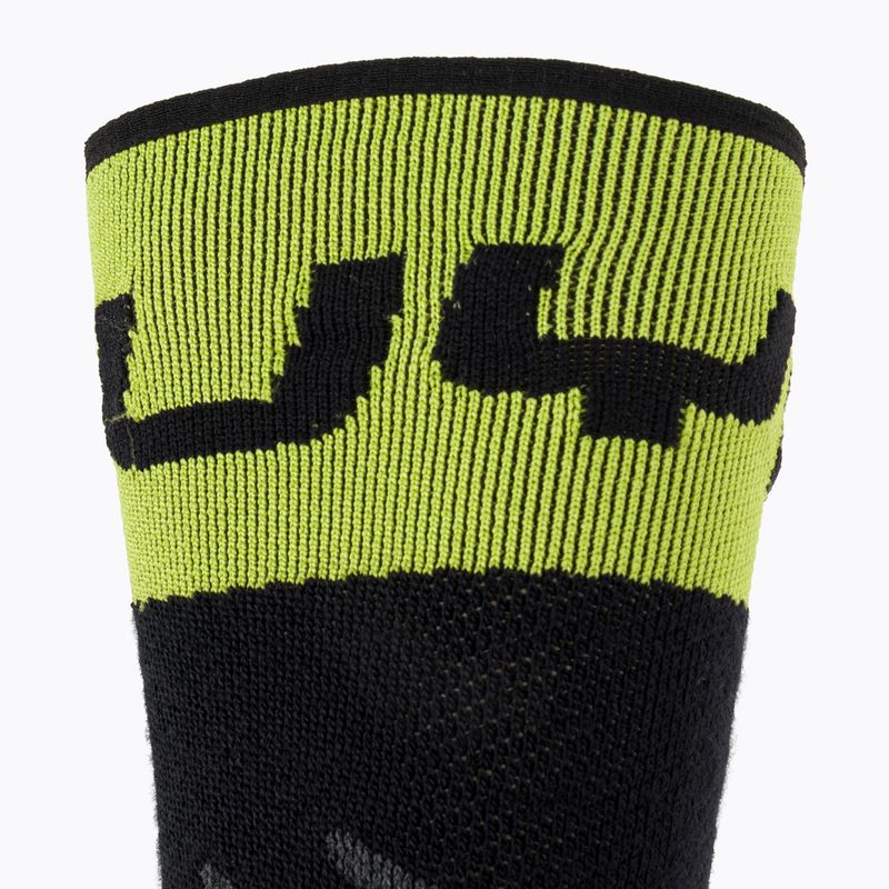 Skarpety narciarskie męskie UYN Ski One Merino black/lime 4
