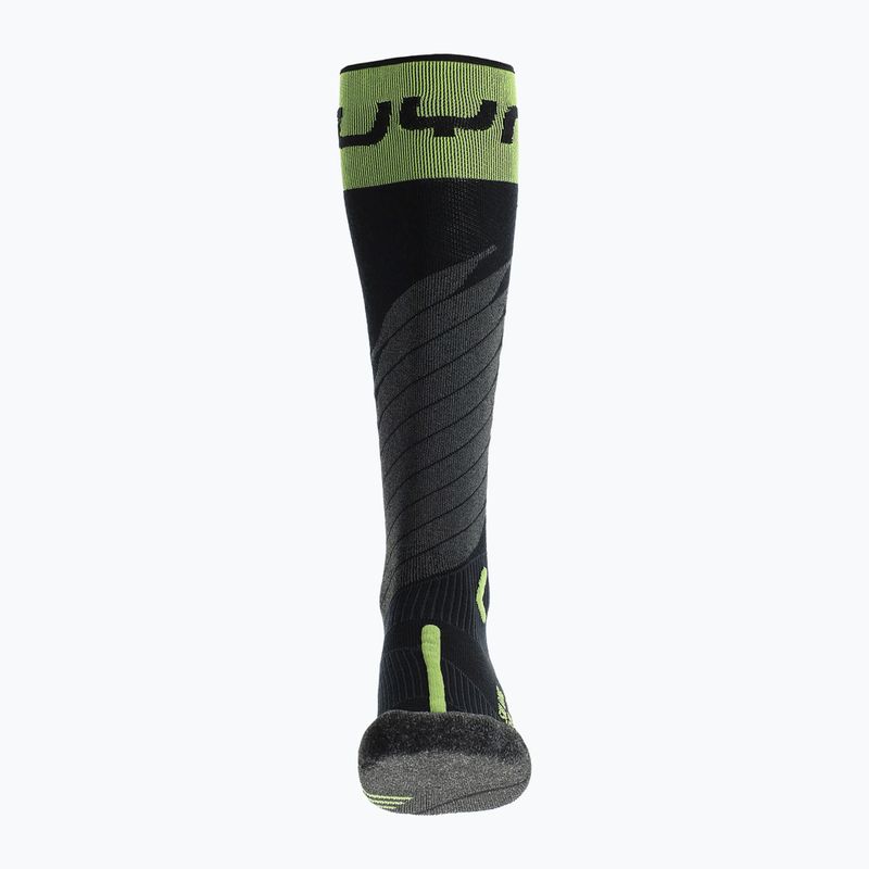 Skarpety narciarskie męskie UYN Ski One Merino black/lime 3