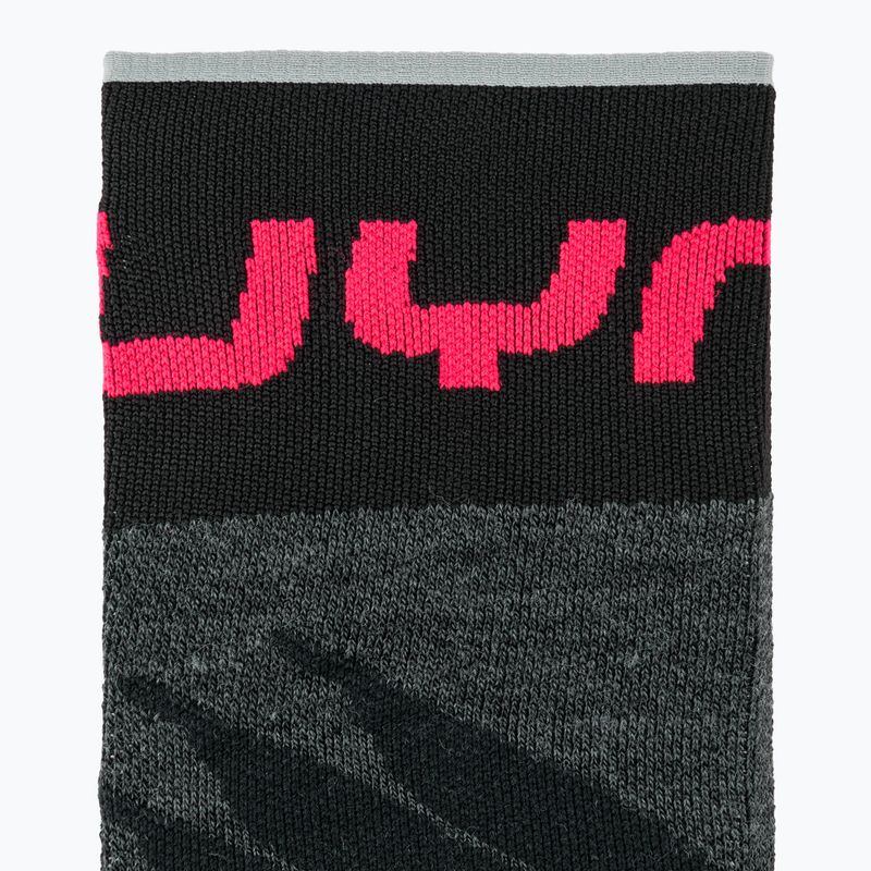 Skarpety narciarskie męskie UYN Ski One Merino anthracite/pink 4