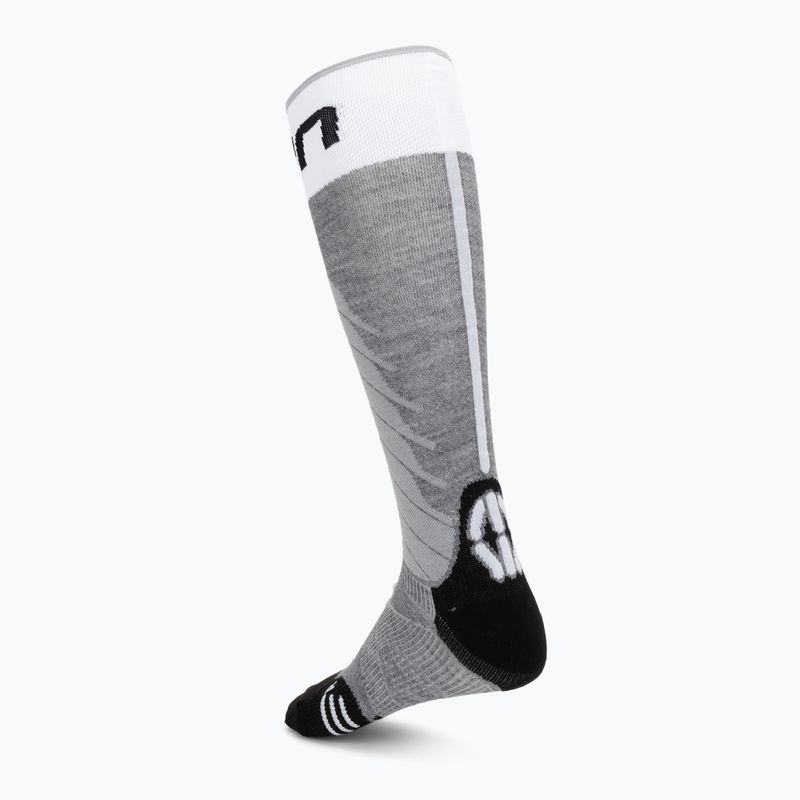Skarpety narciarskie damskie Uyn Ski One Merino Socks grey melange/white 2