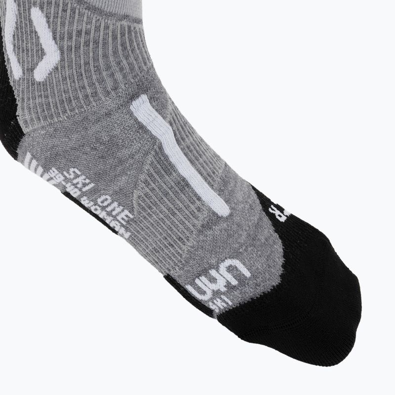 Skarpety narciarskie damskie Uyn Ski One Merino Socks grey melange/white 3