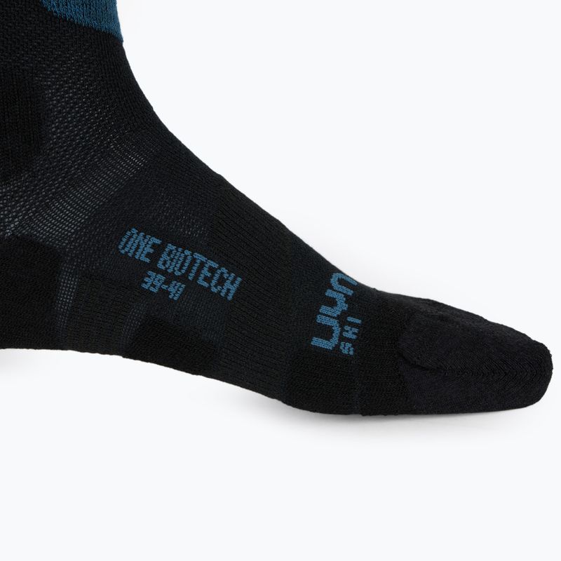 Skarpety narciarskie męskie UYN Ski One Biotech black/blue 4