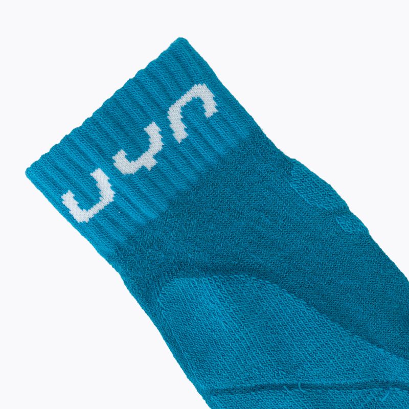 Skarpety narciarskie dziecięce UYN Junior Ski turquoise 4