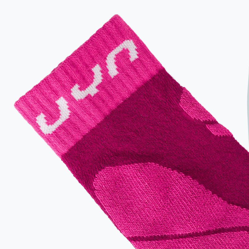 Skarpety narciarskie dziecięce UYN Junior Ski pink 4