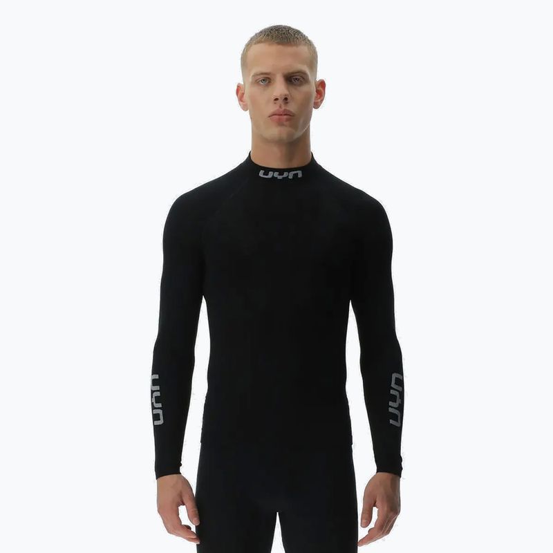 Longsleeve termoaktywny męski UYN Elevatyon Biomorph LS Turtle Neck black