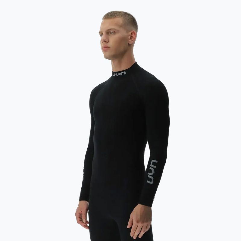 Bluza termoaktywna męska UYN Elevatyon Biomorph LS Turtle Neck black 4
