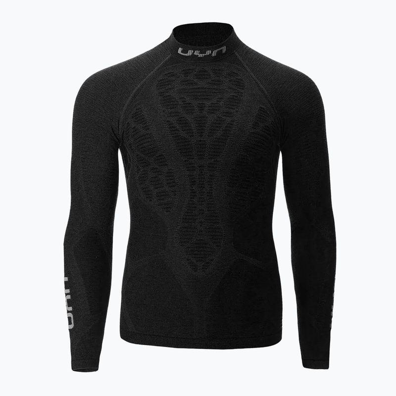 Bluza termoaktywna męska UYN Elevatyon Biomorph LS Turtle Neck black 7