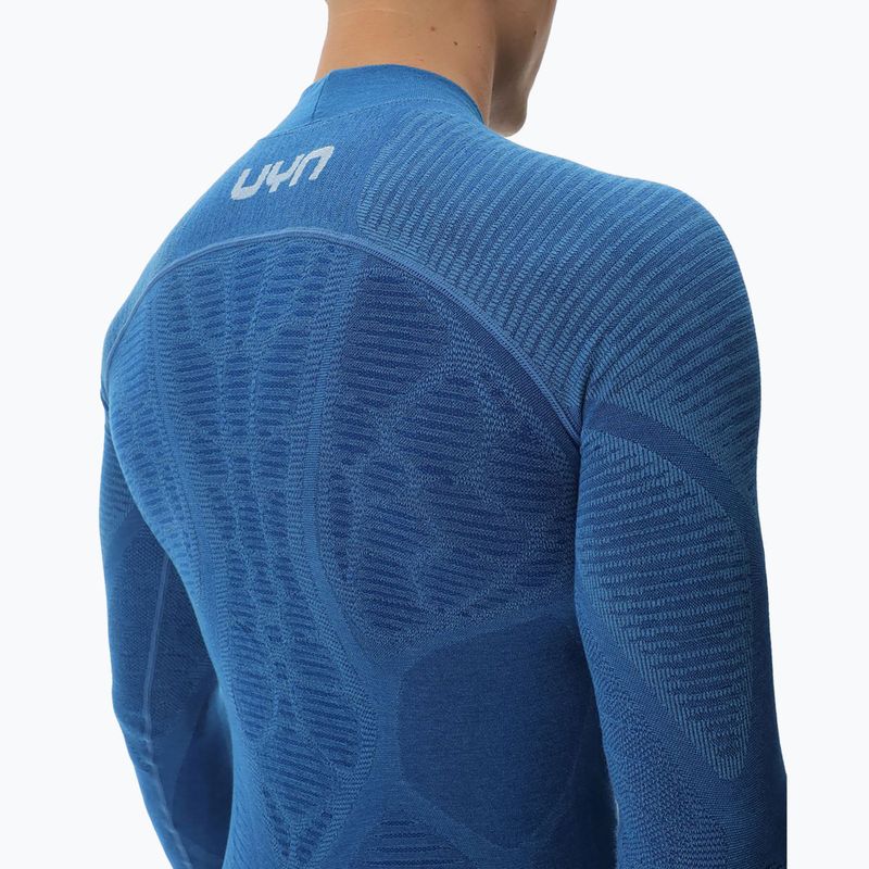 Bluza termoaktywna męska UYN Elevatyon Biomorph Turtle Neck blue atoll 6