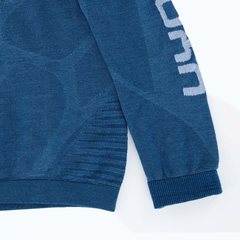 Bluza termoaktywna męska UYN Elevatyon Biomorph Turtle Neck blue atoll 9