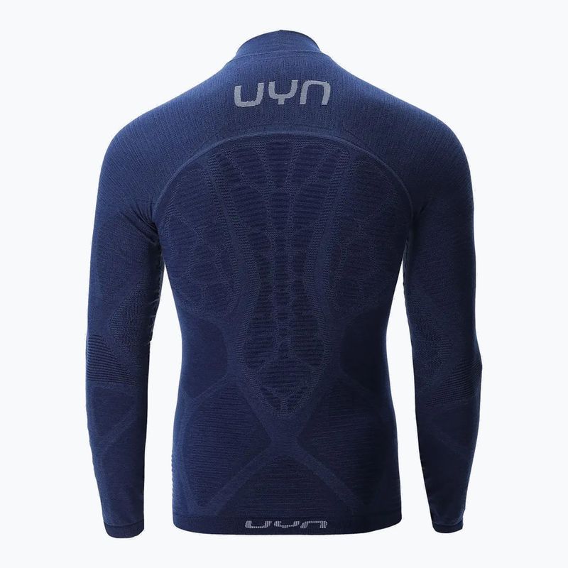 Longsleeve termoaktywny męski UYN Elevatyon Biomorph LS Turtle Neck indaco 3