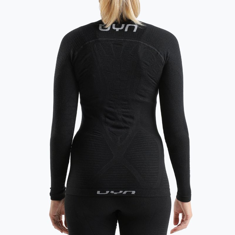 Longsleeve termoaktywny damski UYN Elevation Biomorph Turtle Neck black 3
