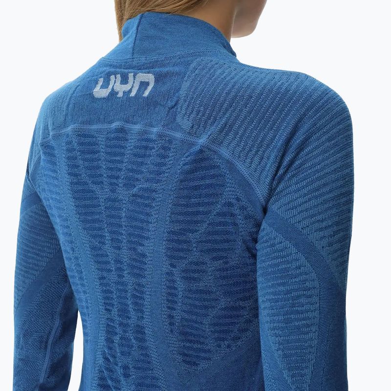 Bluza termoaktywna damska UYN Elevation Biomorph LS Turtle Neck blue atoll 6