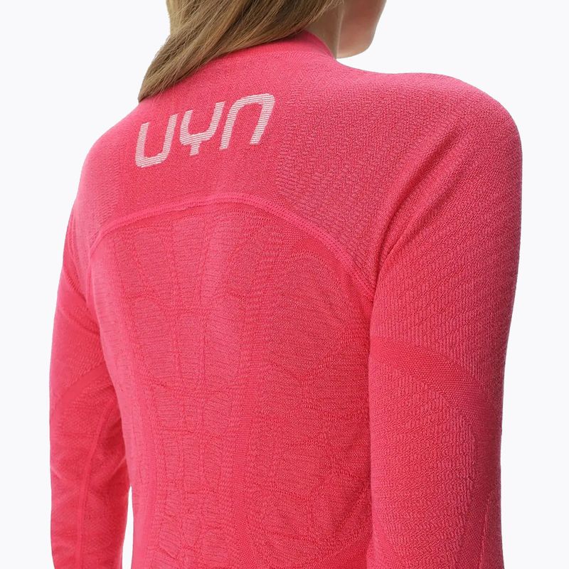 Bluza termoaktywna damska UYN Elevation Biomorph LS Turtle Neck pink yarrow 6