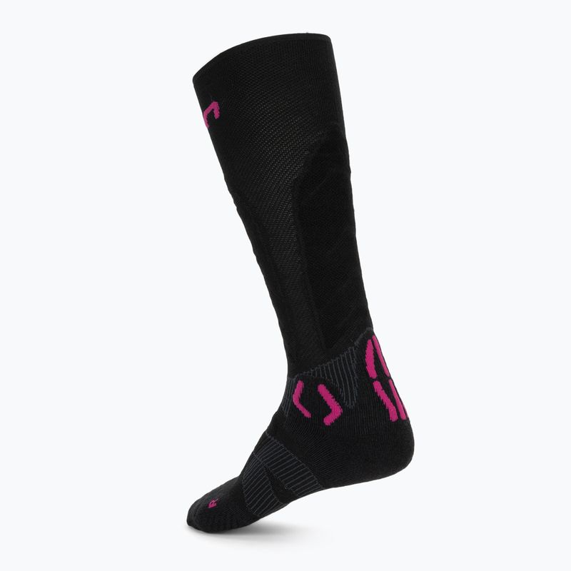 Skarpety narciarskie damskie UYN Ski Touring One Bio black/pink yarrow 2