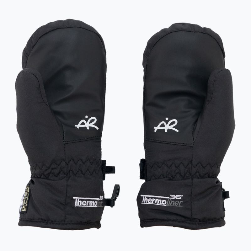 Rękawice narciarskie dziecięce Level Junior Mitt black/white 2