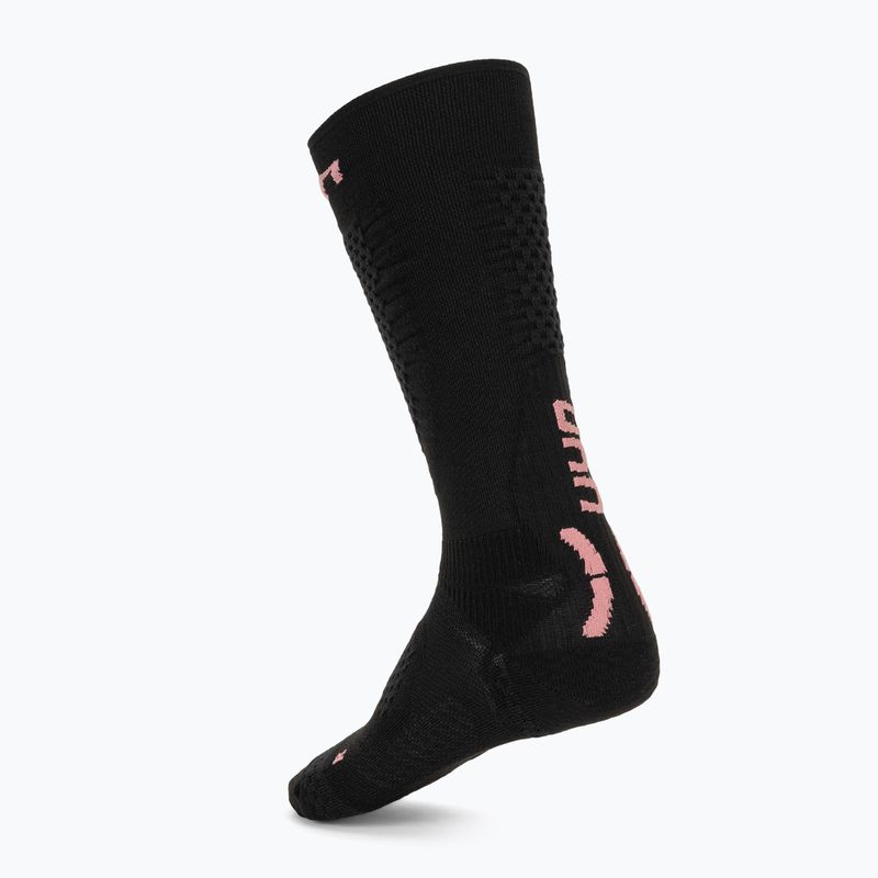Skarpety narciarskie damskie UYN Ski One Pure Snow plack/pink 2
