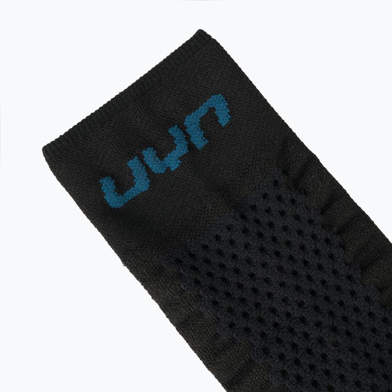 Skarpety narciarskie męskie UYN One Pure Snow black/blue 4