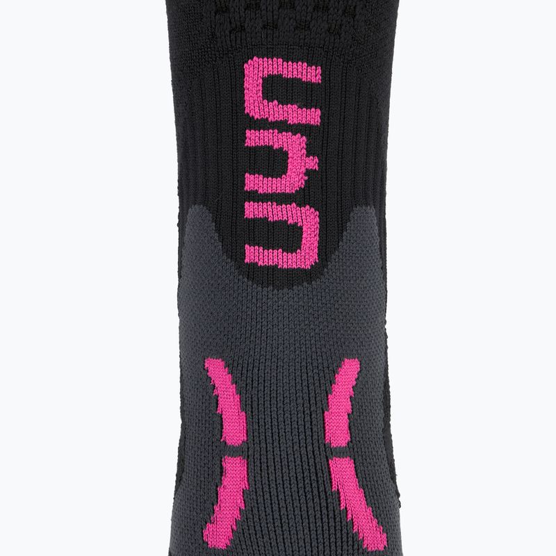Skarpety narciarskie damskie UYN Ski One Alpine Merino black/pink 3
