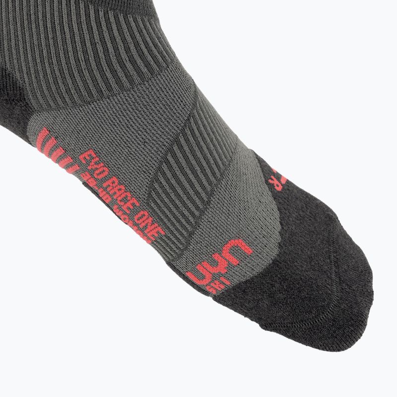 Skarpety narciarskie damskie UYN Ski Evo Race One grey/pink 3