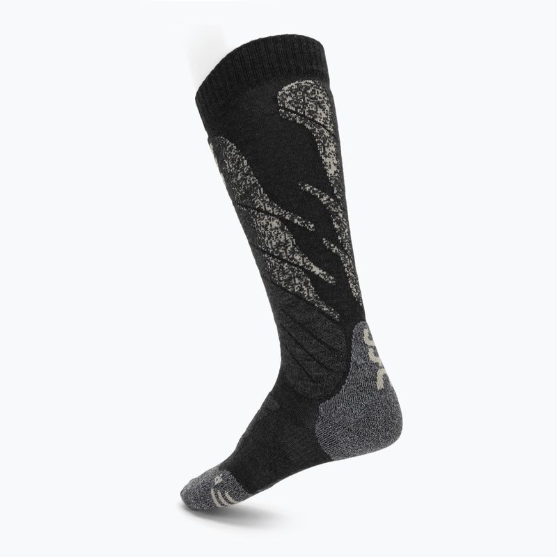 Skarpety narciarskie damskie UYN Ski All Mountain Socks anthracite/grey 2