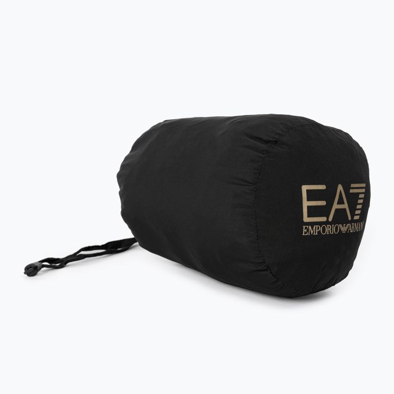 Kurtka damska EA7 Emporio Armani Train Core Lady Eco Down Hoodie black/logo light gold 4