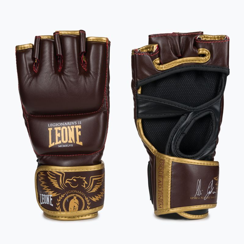 Rękawice grapplingowe LEONE 1947 Legionarivs II MMA bordeaux