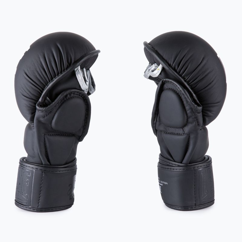 Rękawice sparingowe LEONE 1947 Black Edition MMA black 2