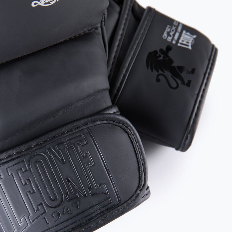 Rękawice sparingowe LEONE 1947 Black Edition MMA black 5