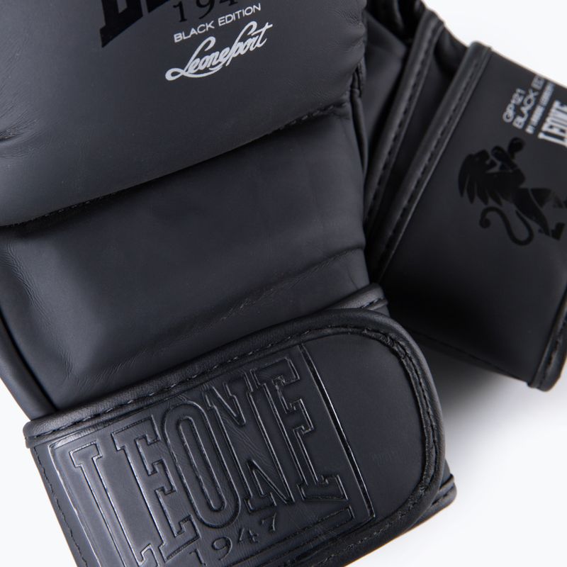 Rękawice sparingowe LEONE 1947 Black Edition MMA black 6