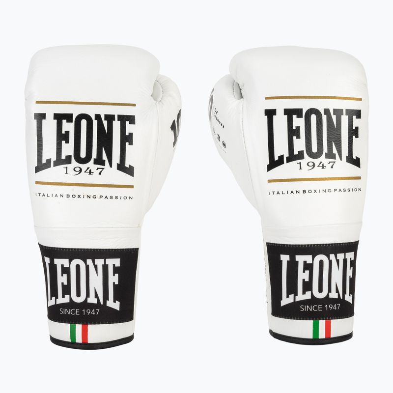 Rękawice bokserskie LEONE 1947 Shock Plus white 2