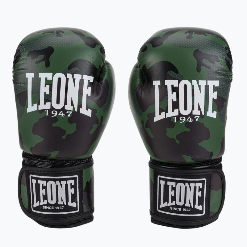 Rękawice bokserskie LEONE 1947 Camo green mimetic