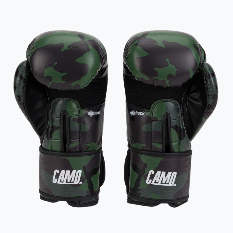 Rękawice bokserskie LEONE 1947 Camo green mimetic 2