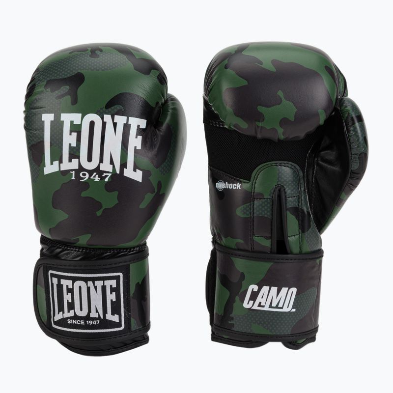 Rękawice bokserskie LEONE 1947 Camo green mimetic 3