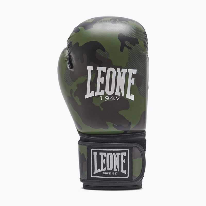 Rękawice bokserskie LEONE 1947 Camo green mimetic 8
