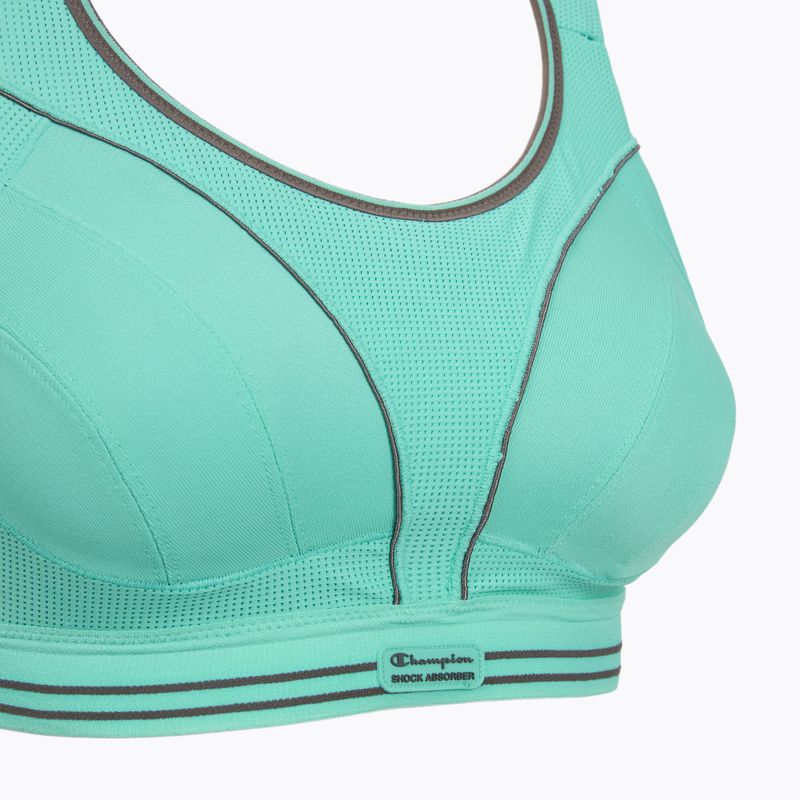 Biustonosz treningowy Shock Absorber Ultimate Run Bra green 3