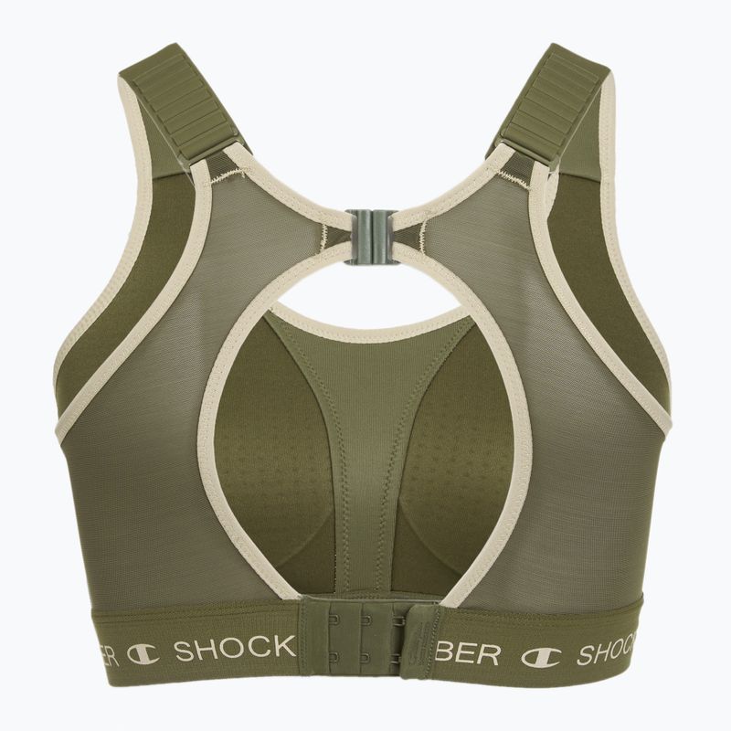 Biustonosz treningowy Shock Absorber Ultimate Run Bra Padded khaki 2