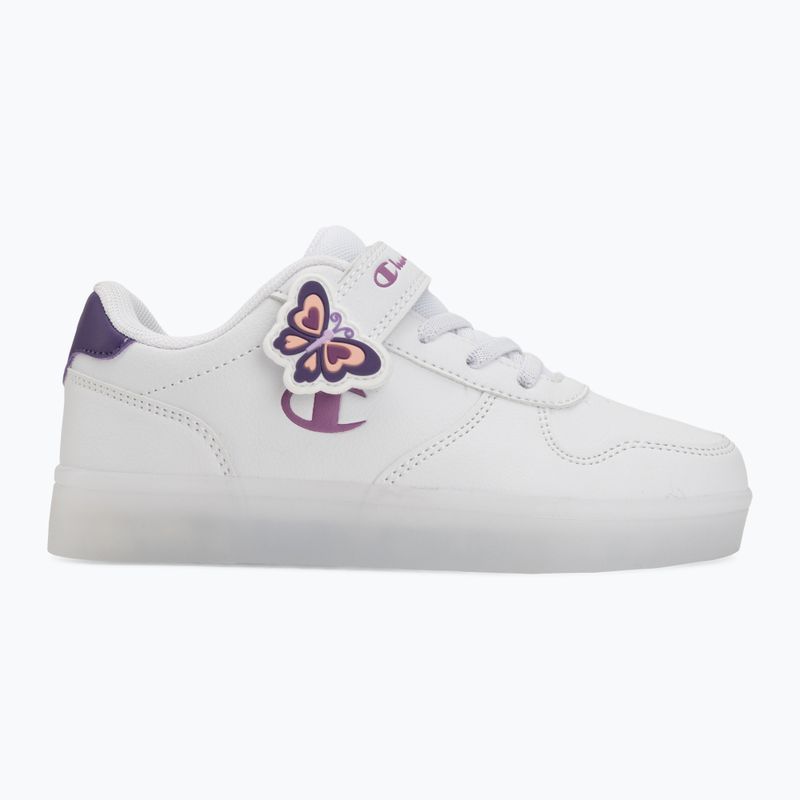 Buty dziecięce Champion GLW G PS Low Cut white/purple 2