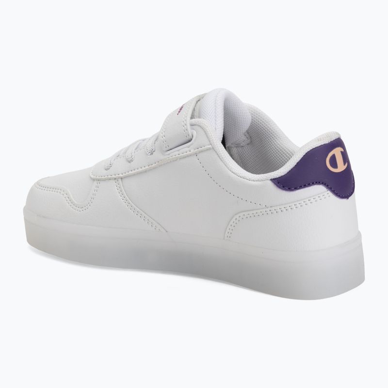 Buty dziecięce Champion GLW G PS Low Cut white/purple 3