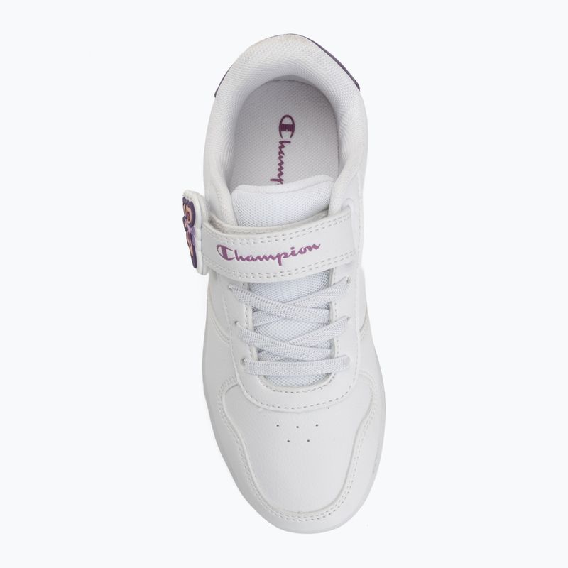 Buty dziecięce Champion GLW G PS Low Cut white/purple 5