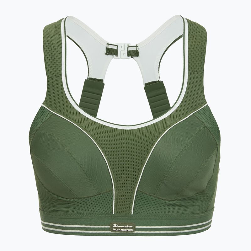 Biustonosz treningowy Shock Absorber Ultimate Run Bra greyish green