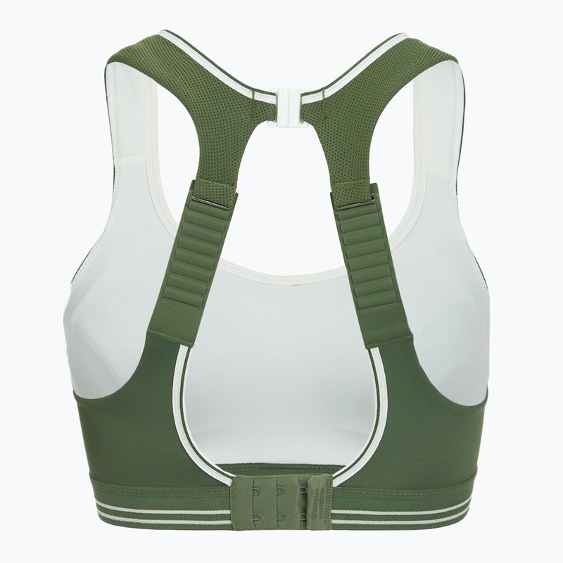 Biustonosz treningowy Shock Absorber Ultimate Run Bra greyish green 2