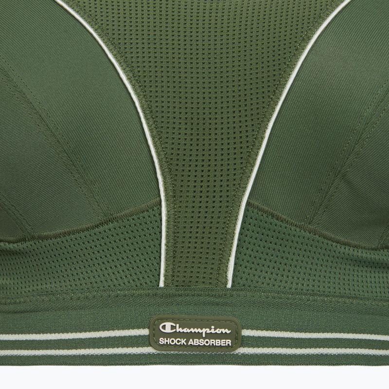 Biustonosz treningowy Shock Absorber Ultimate Run Bra greyish green 3