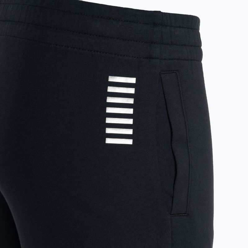 Spodnie męskie EA7 Emporio Armani Train Core ID Coft Slim night blue/silver logo 4