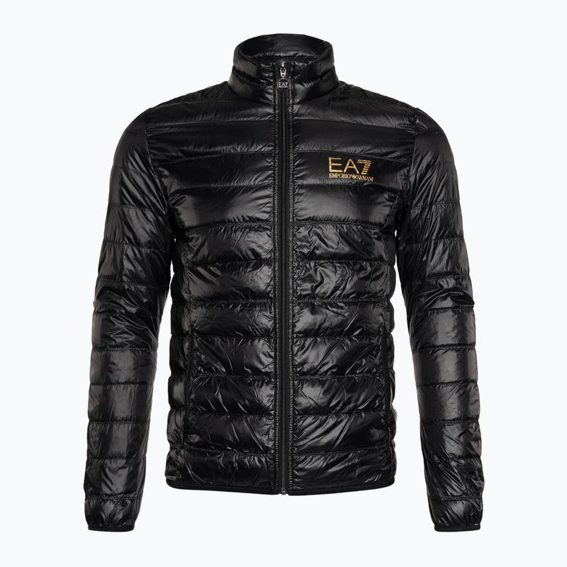 Kurtka męska EA7 Emporio Armani Train Core ID Down Light black/gold logo 6