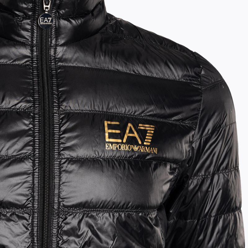 Kurtka męska EA7 Emporio Armani Train Core ID Down Light black/gold logo 8