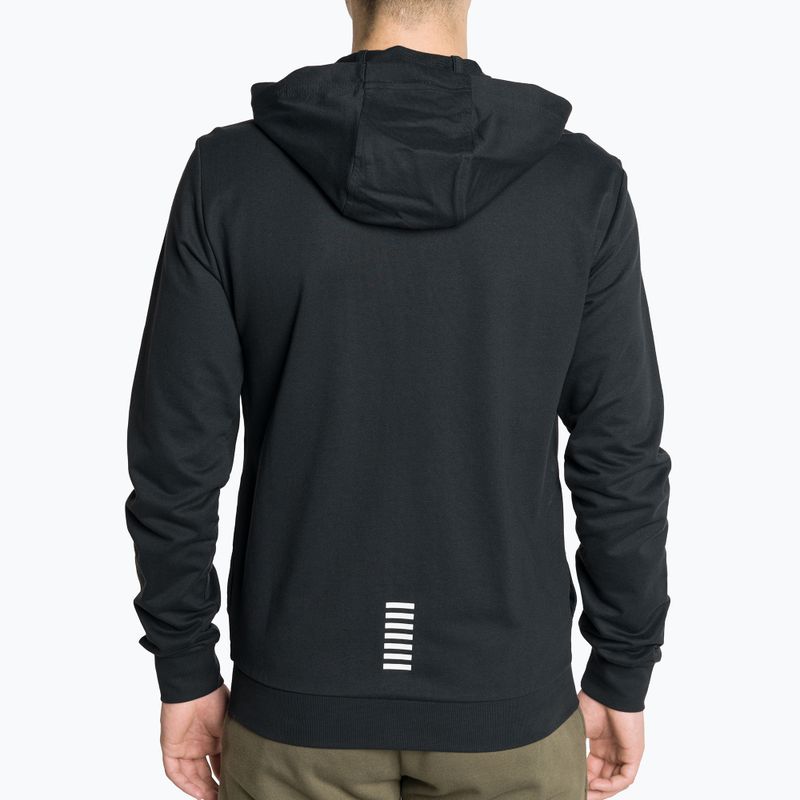 Bluza męska EA7 Emporio Armani Train Core ID Hoodie FZ Coft night blue 2