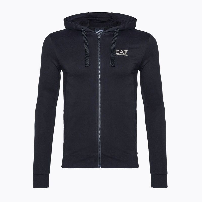 Bluza męska EA7 Emporio Armani Train Core ID Hoodie FZ Coft night blue 4
