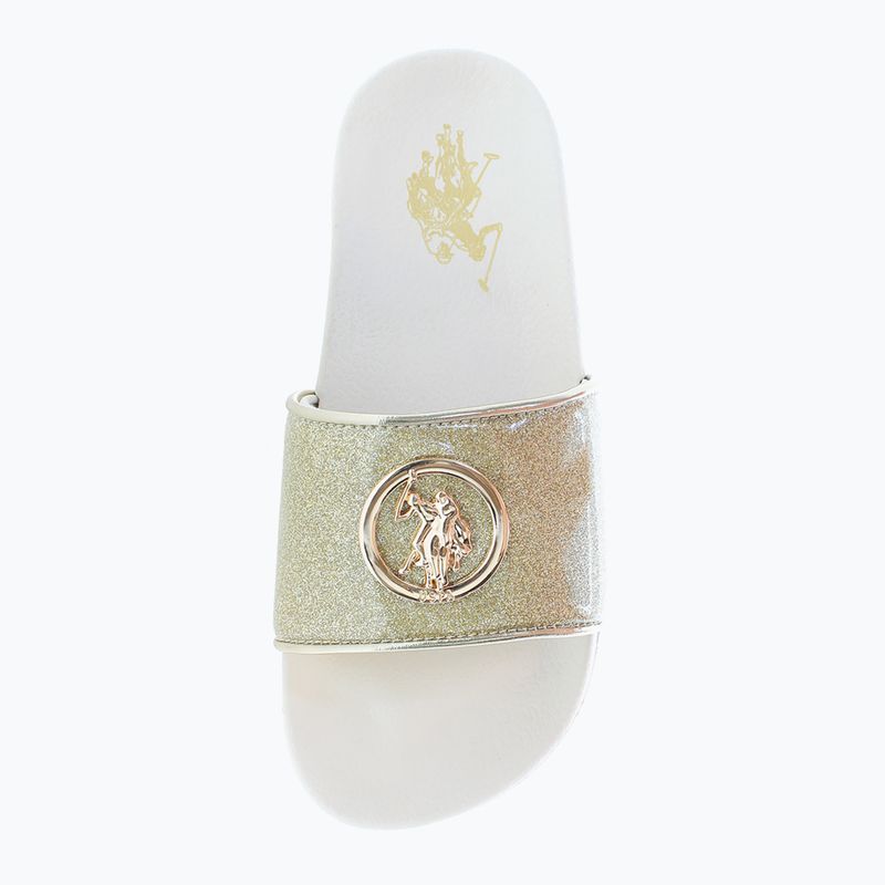 Klapki damskie U.S. Polo Assn. IVY002A gold 2