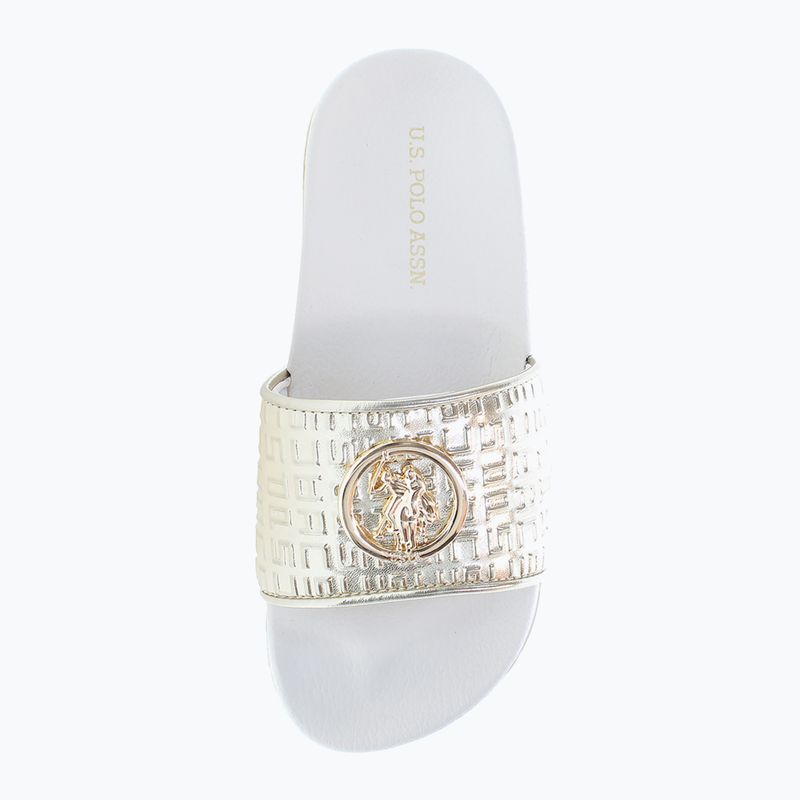 Klapki damskie U.S.Polo Assn IVY002B gold 2